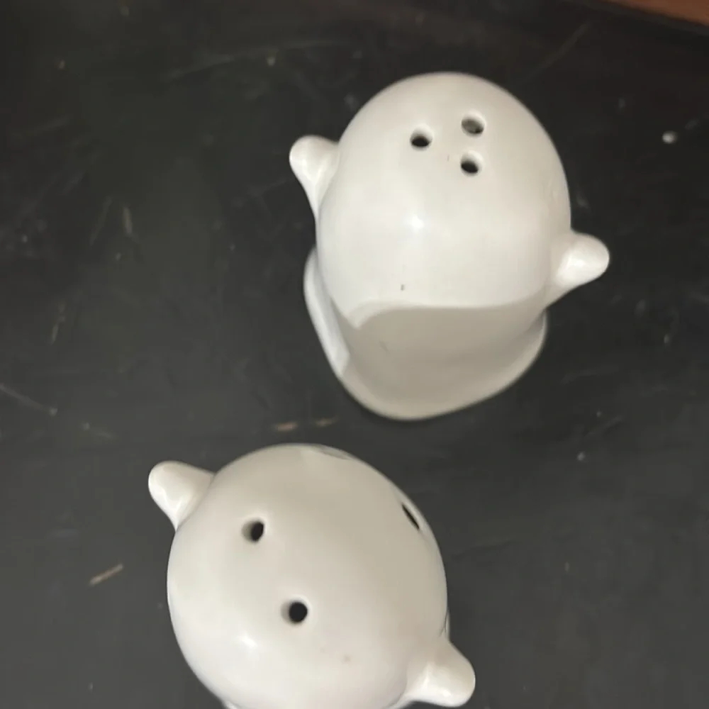 Rae Dunn Ghost Salt and Pepper Shakers